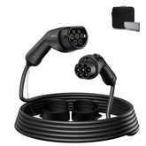 Coolladen Type2 EV-opladningsforlængerkabel til 3,5 kW 7 kW 11 kW 22 kW 7 m kabel med håndtaske