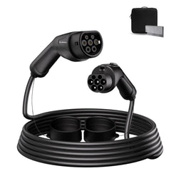 Coolladen Type2 EV-opladningsforlængerkabel til 3,5 kW 7 kW 11 kW 22 kW 7 m kabel med håndtaske