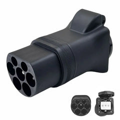 Type2 stik til 16A Schuko socket adapter, 16A 1 fase EV-adapter for at få strøm fra EV-ladningsstationen