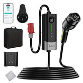 Coolladen Smart 11kW EV-lader APP & WIFI | 3-faset 16A CEE-ladekabel | Type B RCD-sikkerhed