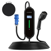 Coolladen 7.4kW EV-lader | 32A CEE-stik til Type 2 mobil wallbox | Justerbar strømstyrke & 1-12H timer